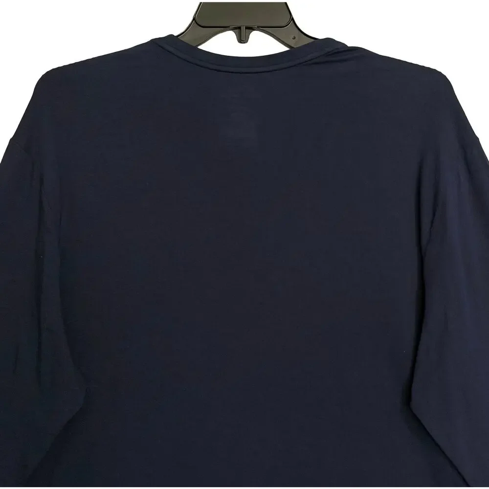 Polo Ralph Lauren T-Shirt Men's XL Crew Neck Long Sleeve Blue NWT